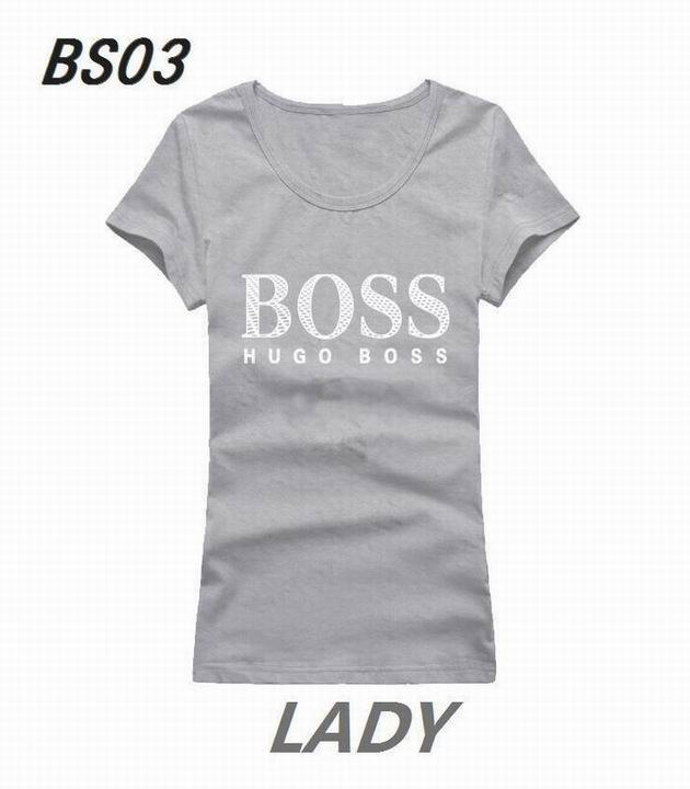 BOSS short round collar T woman S-XL-074